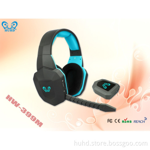 Multif-platforms overhead LED light wireless gamingheadset headphones for PS3 PS4 Xbox 360 Xbox one PC with MIC